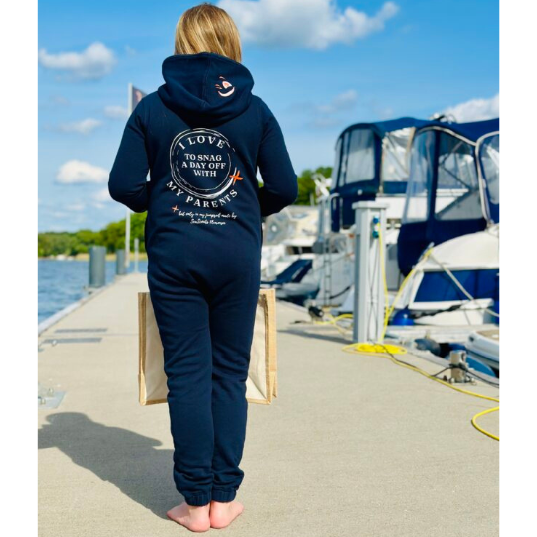 Sea Scouts Fleesensee Jumpsuit Kinder Navi – Produktansicht 2
