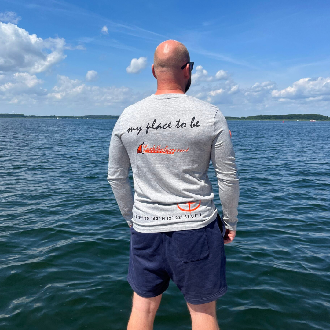 Sea Scouts Fleesensee Langarmshirt Herren Grau – Produktansicht 2