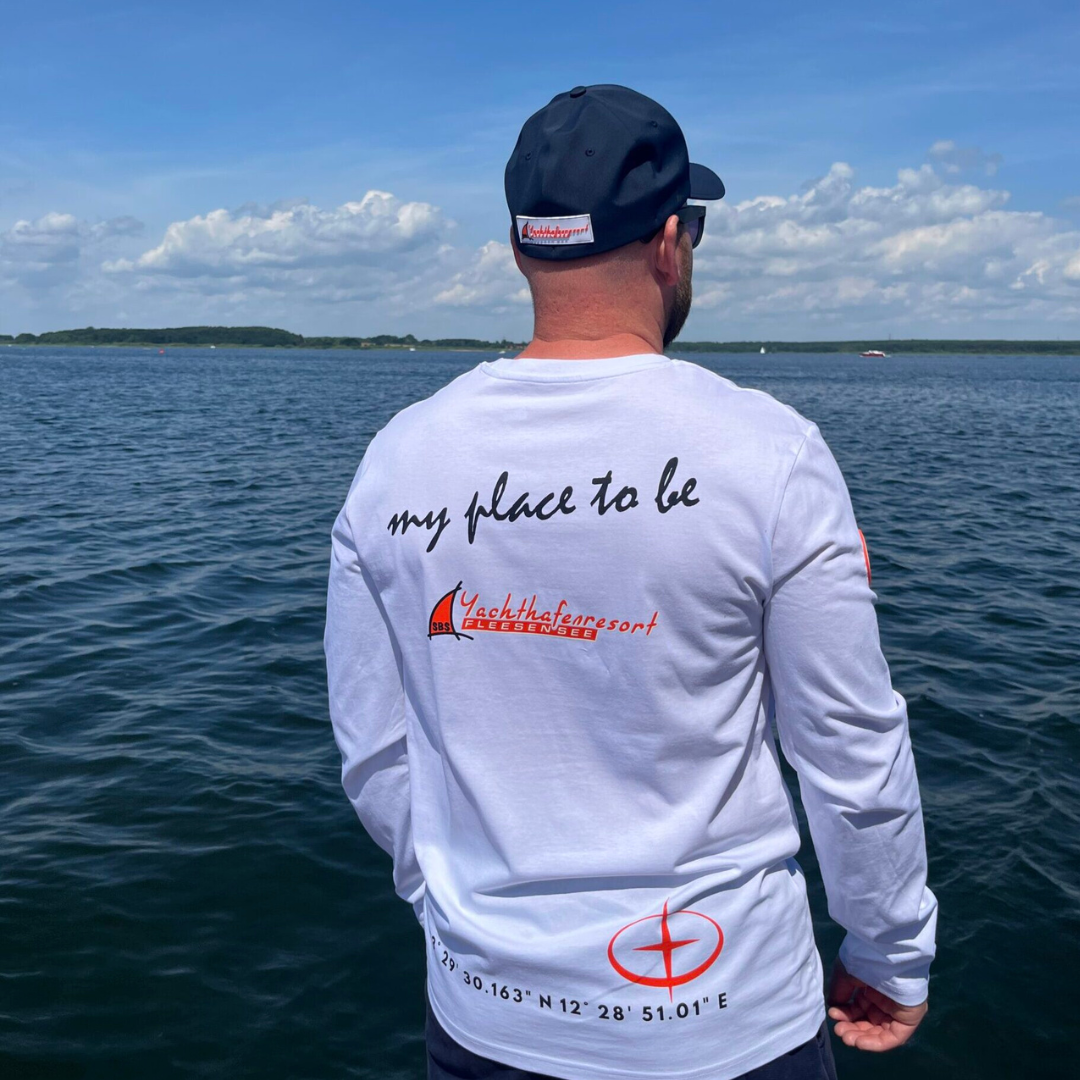 Sea Scouts Fleesensee Langarmshirt Herren Weiß – Produktansicht 2