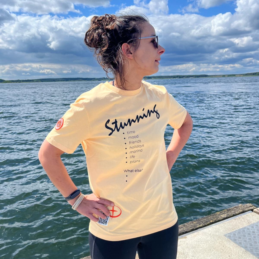 Sea Scouts Fleesensee T-Shirt Unisex Gelb – Produktansicht 1