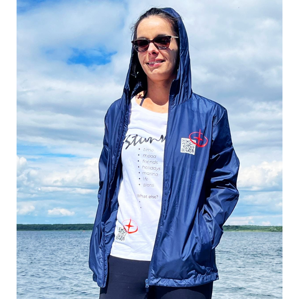 Sea Scouts Fleesensee Regenjacke Unisex Dunkelblau – Produktansicht 3