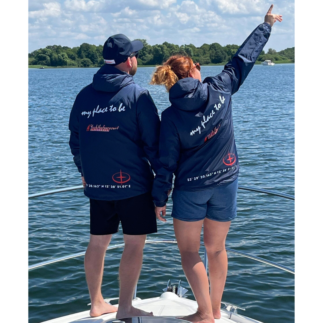 Sea Scouts Fleesensee Regenjacke Unisex Dunkelblau – Produktansicht 2