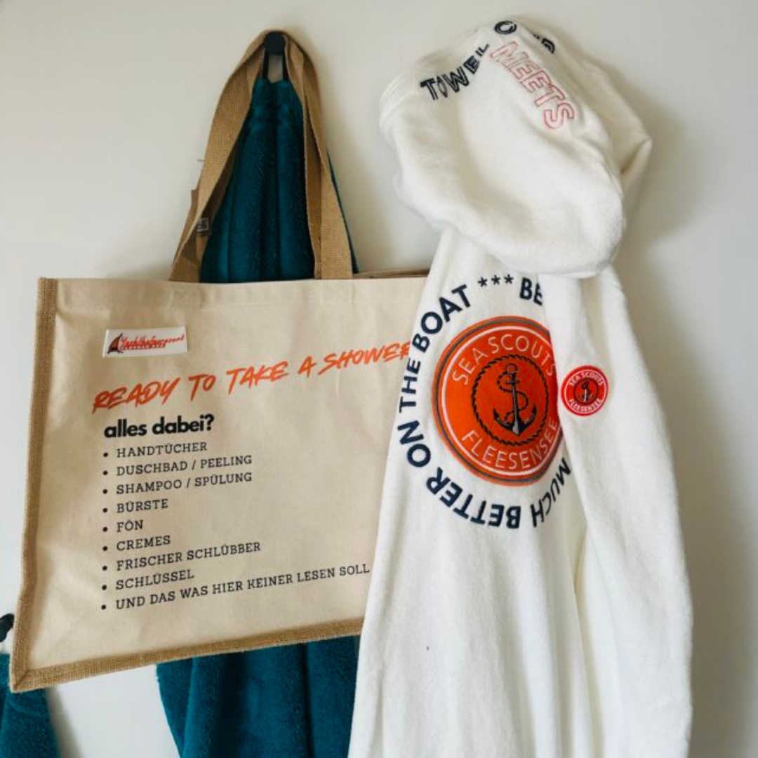 Sea Scouts Fleesensee Tasche Have a shower – Produktansicht 1