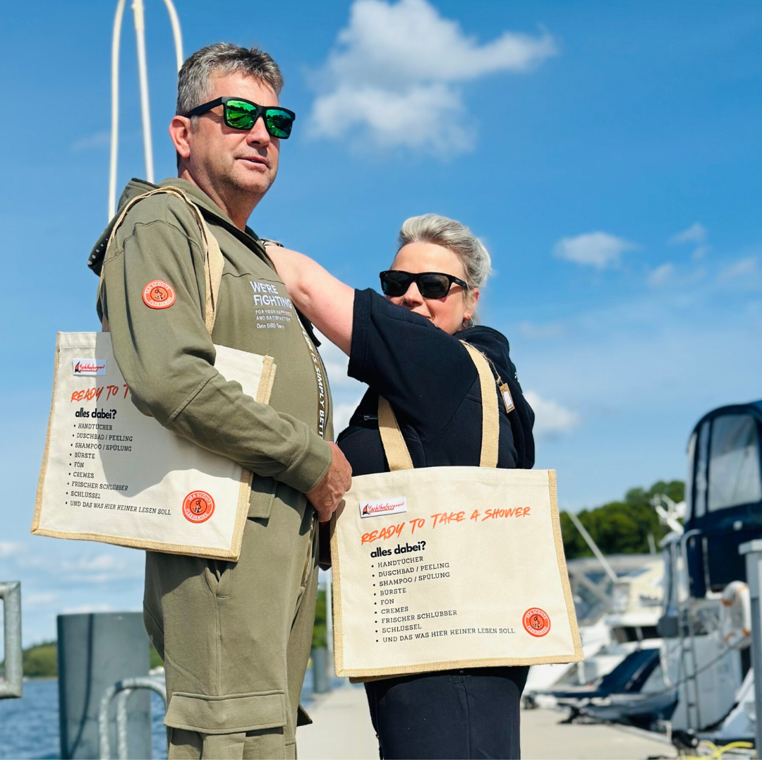 Sea Scouts Fleesensee Tasche Have a shower – Produktansicht 3