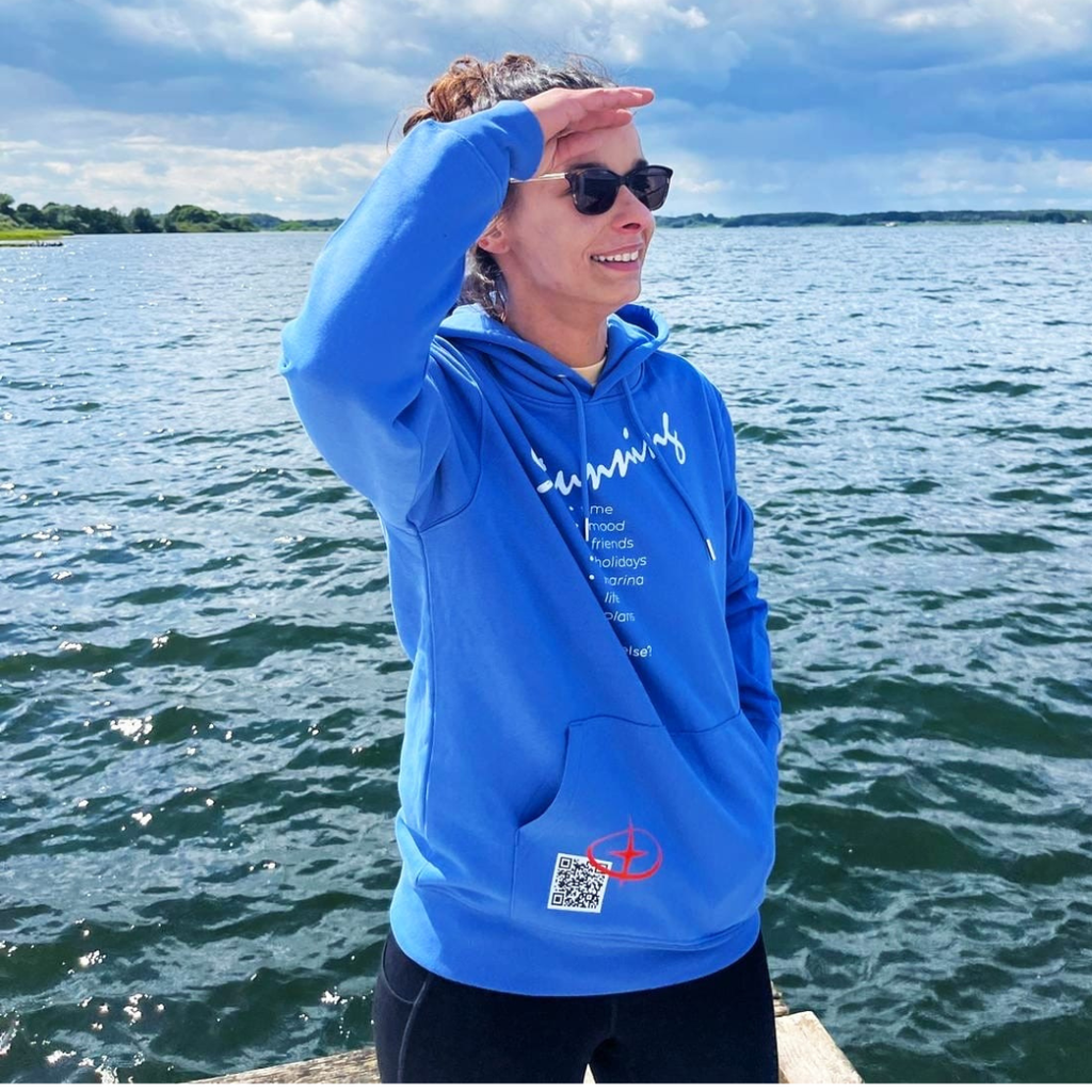 Sea Scouts Fleesensee Hoodie Unisex Blau – Produktansicht 2
