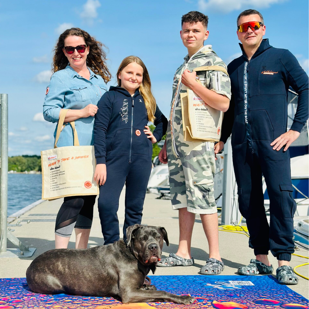 Sea Scouts Fleesensee Tasche Have a shower – Produktansicht 4