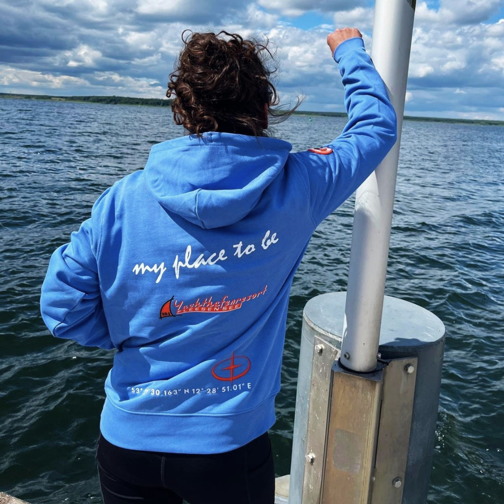 Sea Scouts Fleesensee Hoodie Unisex Blau – Produktansicht 3