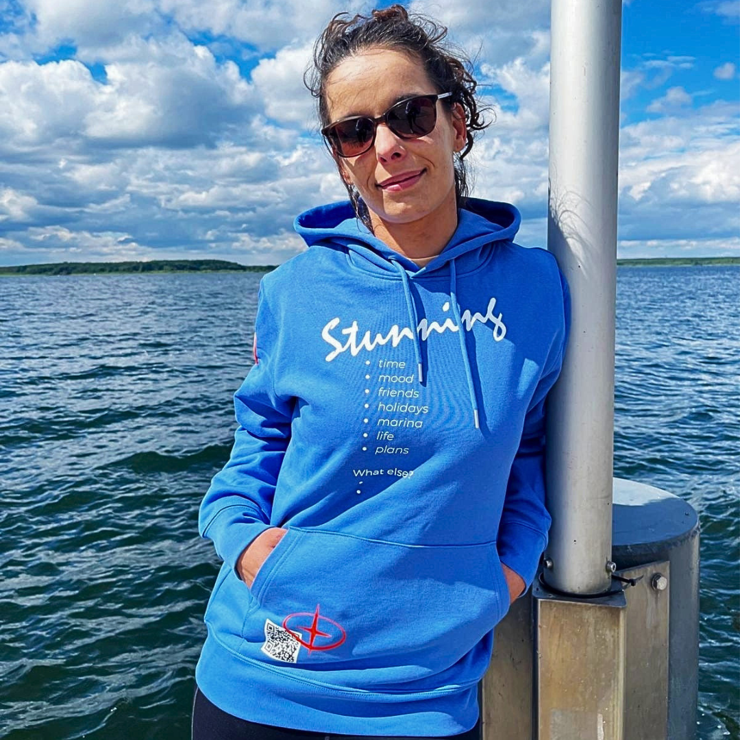Sea Scouts Fleesensee Hoodie Unisex Blau – Produktansicht 4