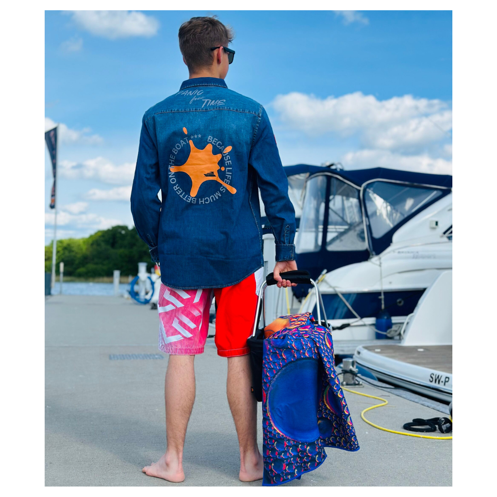 Sea Scouts Fleesensee Jeanshemd Herren – Produktansicht 1
