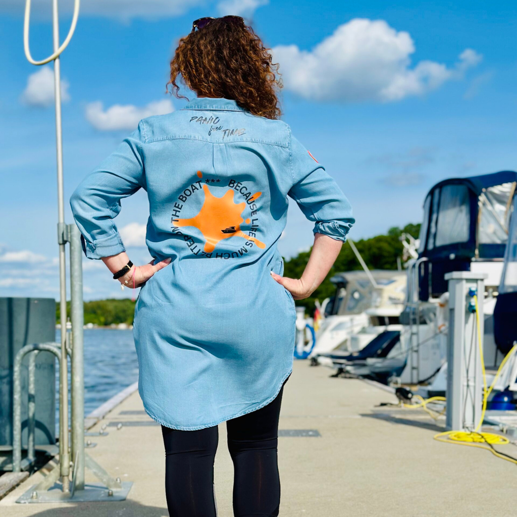 Sea Scouts Fleesensee Jeanskleid Damen – Produktansicht 2