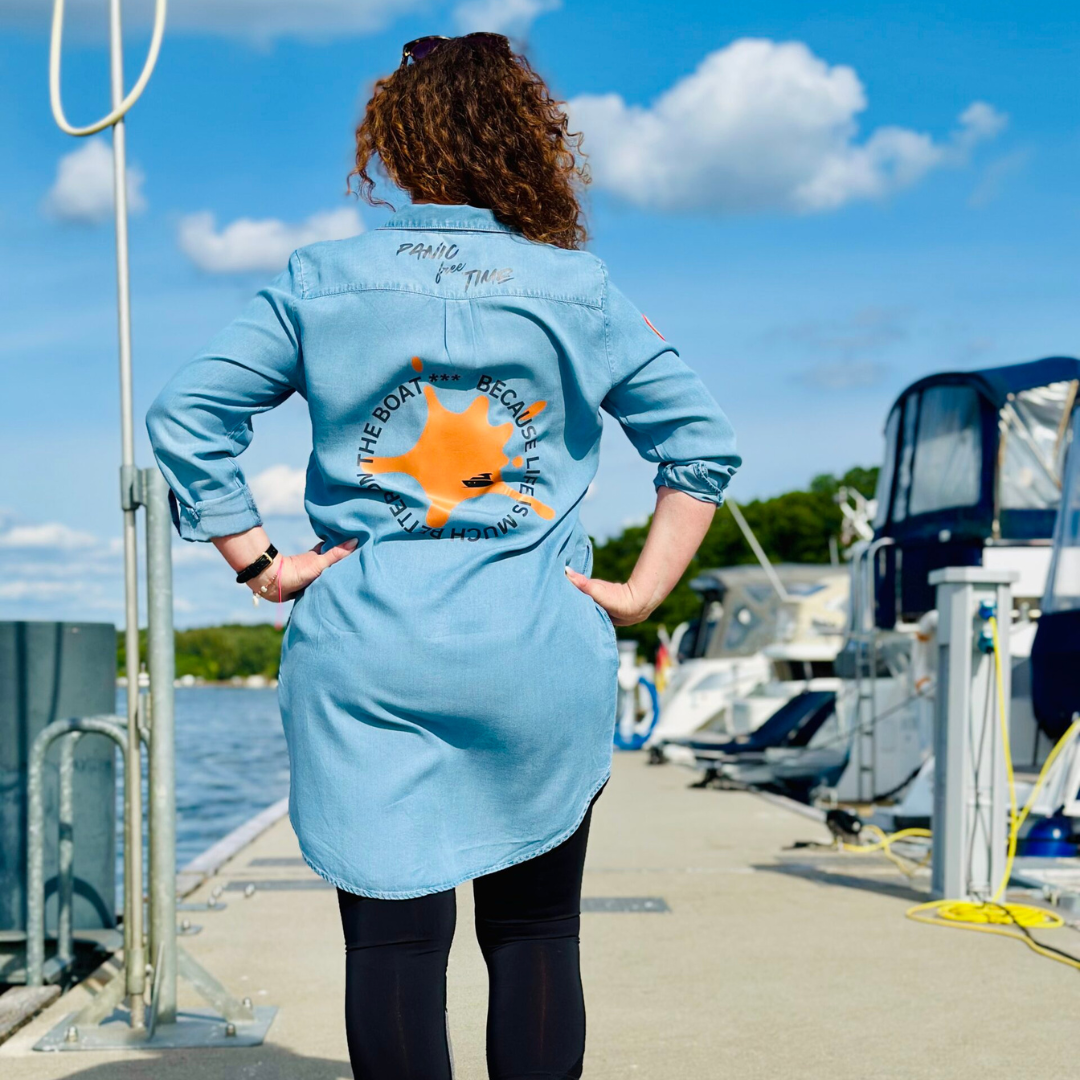 Sea Scouts Fleesensee Jeanskleid Damen – Produktansicht 2