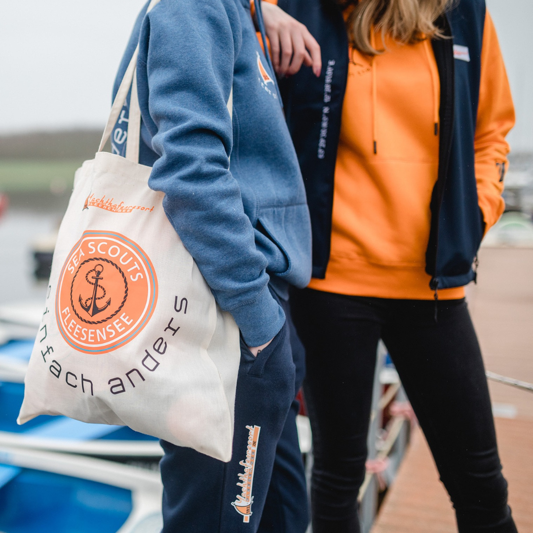SEA SCOUTS Stofftasche Beige – Fleesensee Edition