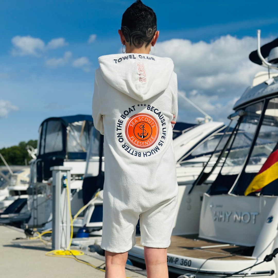 Sea Scouts Fleesensee Jumpsuit Frottee Weiß – Produktansicht 1