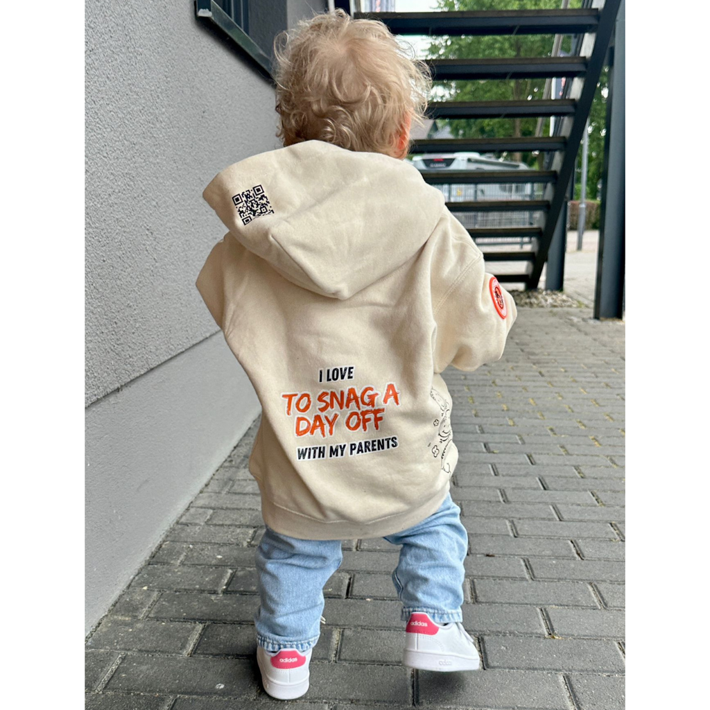 Sea Scouts Fleesensee Hoodie Kinder Beige – Produktansicht 3