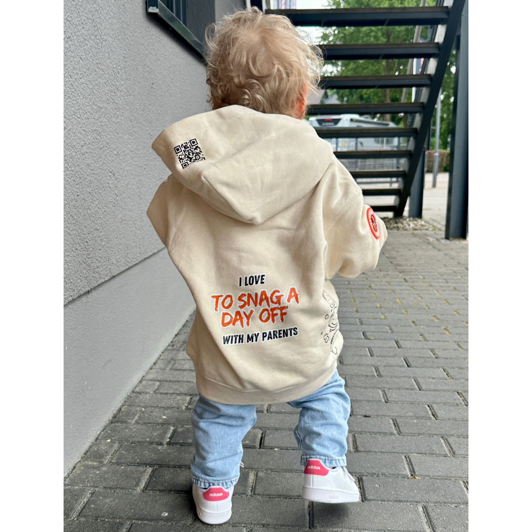 Sea Scouts Fleesensee Hoodie Kinder Beige – Produktansicht 3