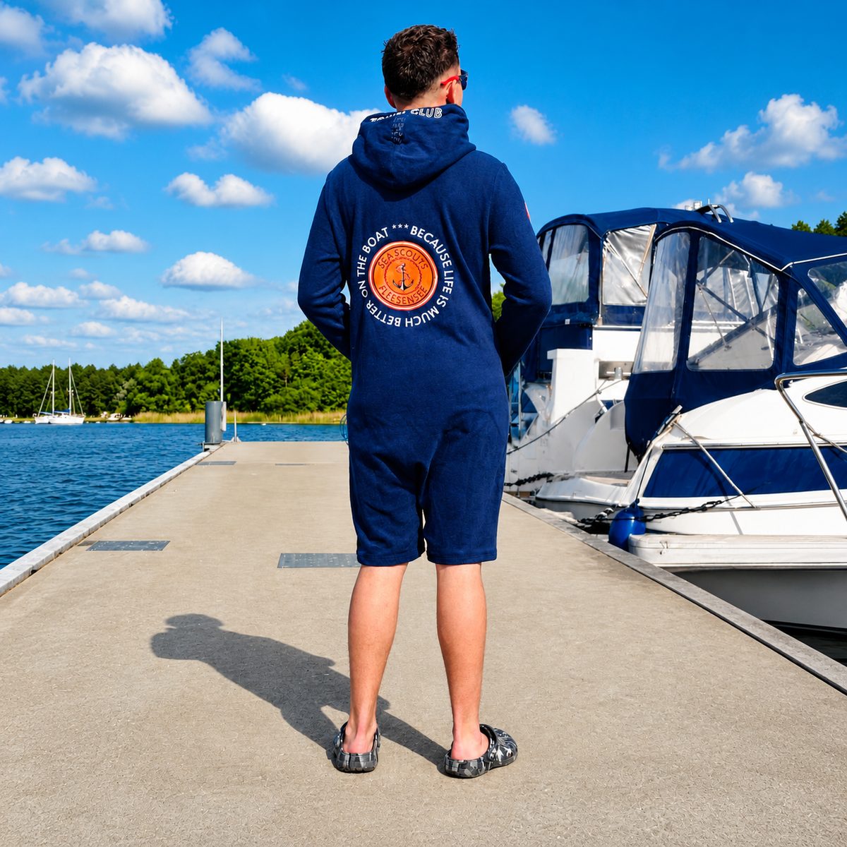 SeaScouts Jumpsuit Frottee – Navi Kurz | UNISEX | Limited Edition