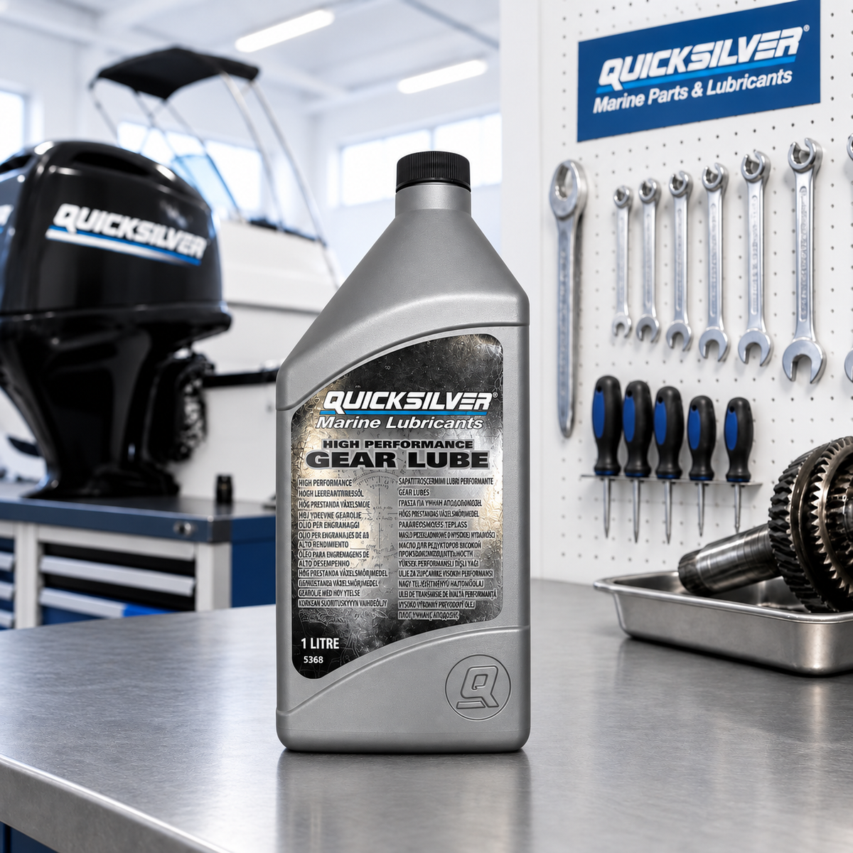 Quicksilver High Performance Gear Lube – MerCruiser Z-Antrieb | 1 Liter | Art. 858064QB1