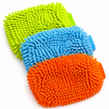 Microfaser Waschhandschuh für Boot & Yacht – Orange, Gelb oder Blau