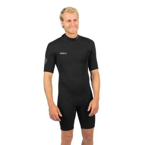 JOBE Atlanta Shorty 2mm Neoprenanzug Herren schwarz – Vorderansicht