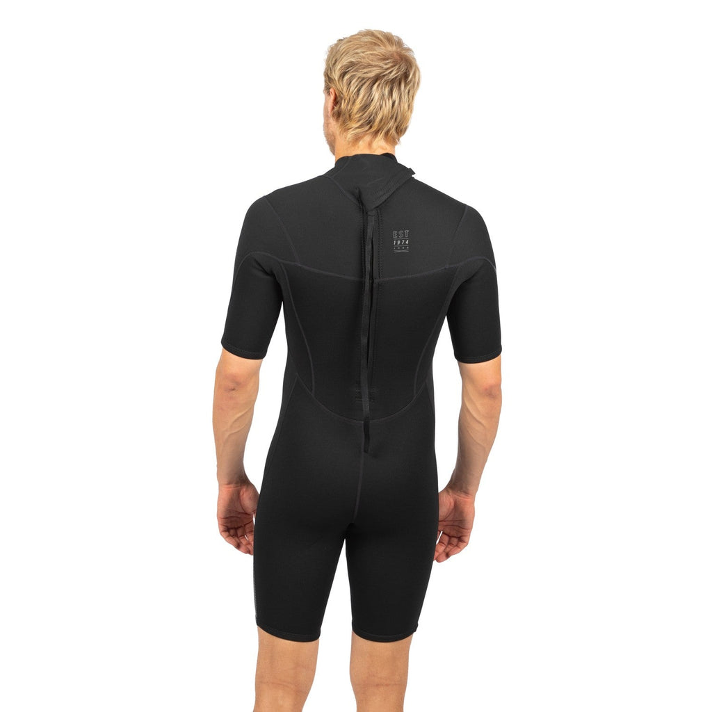 JOBE Atlanta Shorty 2mm Neoprenanzug Herren schwarz – Rückansicht