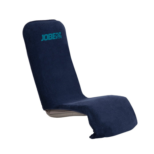 JOBE Chair-Handtuch Midnight Blau aus Bio-Baumwolle