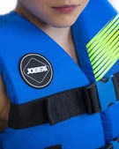JOBE Kinderschwimmweste Blau – Seitenansicht