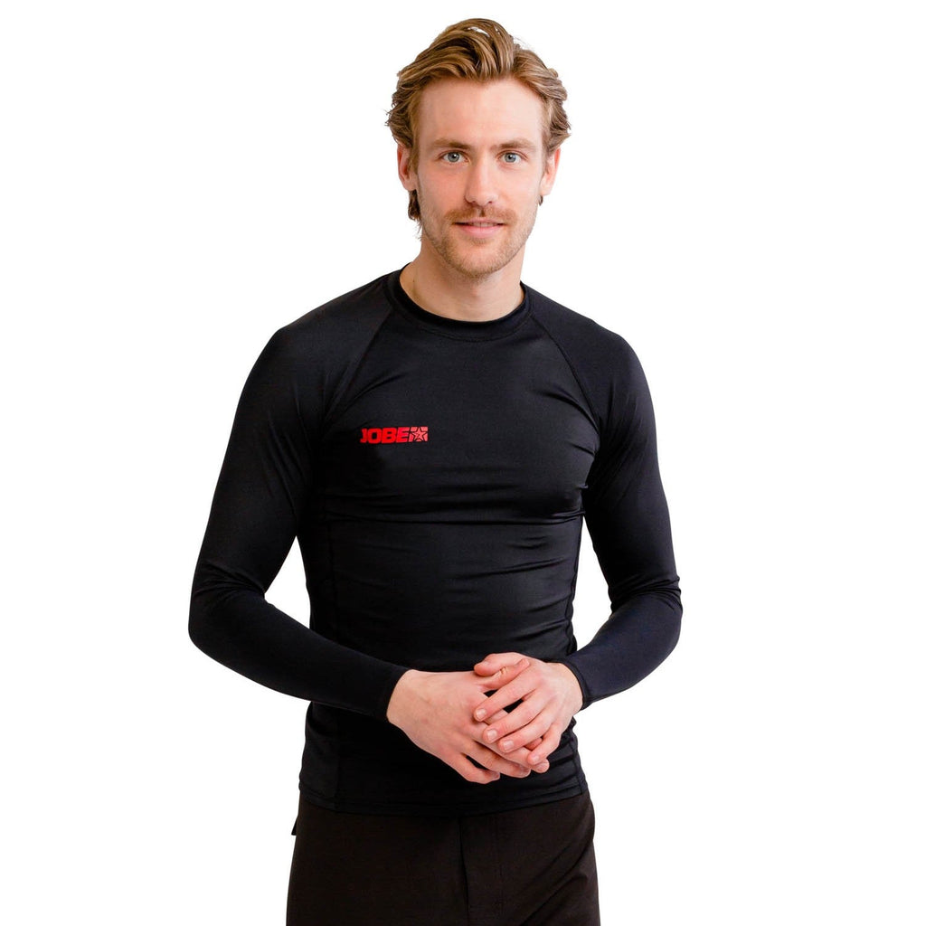 JOBE Rash Guard Kurzarm Herren Schwarz Größe XL mit UPF 50+