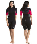 JOBE Sofia 3/2mm Shorty Neoprenanzug Damen Hot Pink – Produktansicht