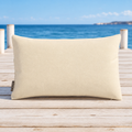 Wasserabweisendes Bootskissen beige 30 x 50 cm von SBS Fleesensee