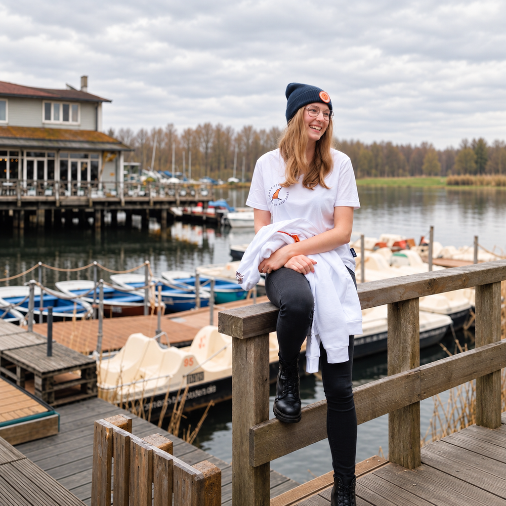 SEA SCOUTS T-Shirt Damen Weiß – Fleesensee Edition