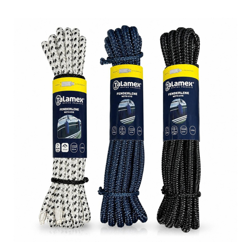 Talamex Fenderleine 2er Set 8 mm x 2,5 m für Boot und Steg